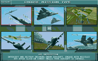 Birds of Prey screenshot 3 for Amiga
